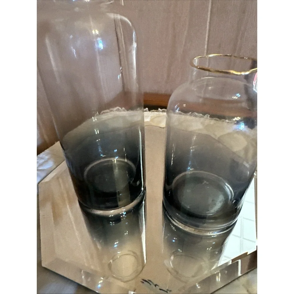 Potion Radiant Faded Blue And Clear‎ Vases